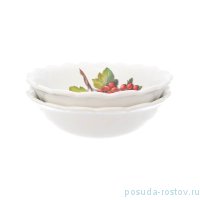 Тарелка 20,5 см глубокая 2 шт &quot;Artigianato ceramico /Лесные ягоды&quot; / 253179