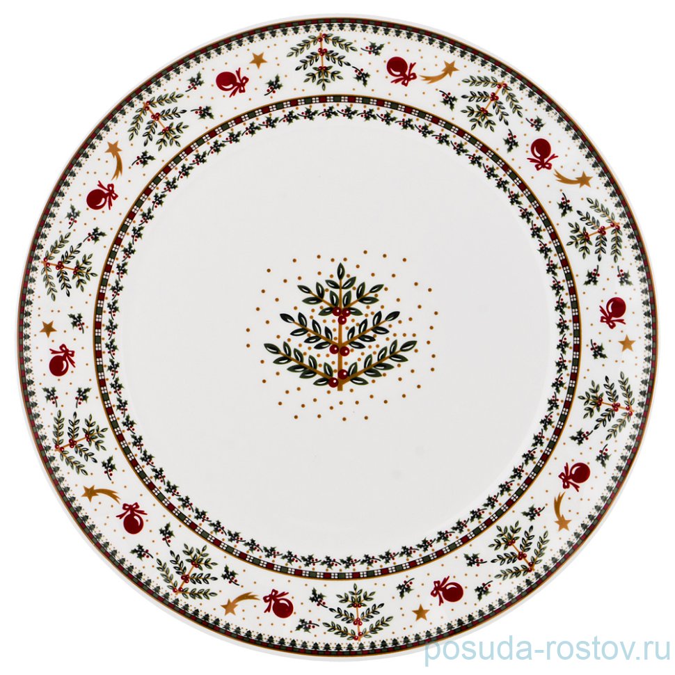 Блюдо 26 см круглое "Christmas Collection" / 192102 Блюдо 26 см круглое "Christmas Collection" / 192102