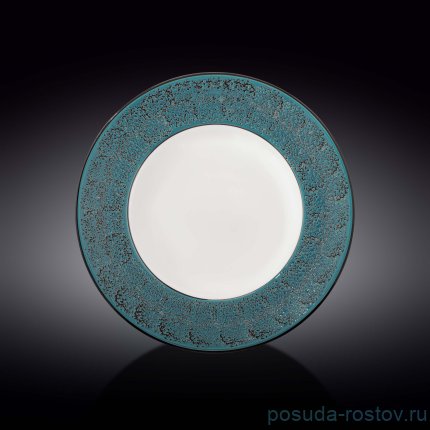Тарелка 28,5 см глубокая голубая &quot;Splash&quot; / 261432