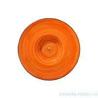 Тарелка 27 см глубокая оранжевая &quot;Spiral&quot; / 261582