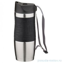 Термокружка 400 мл с кнопкой-стоппером  / 199209