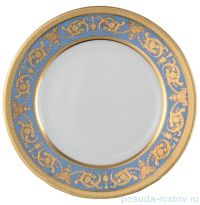 Набор тарелок 17 см 6 шт &quot;Констанц /Императорское золото /на голубом&quot; / 033180