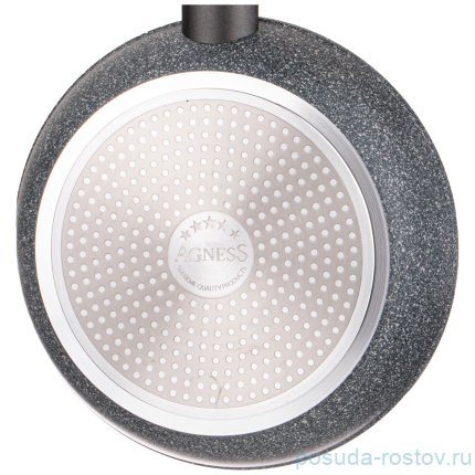 Сковорода 24 х 5 см гранитное антипригарное покрытие серая &quot;Natural Stone&quot; / 271273