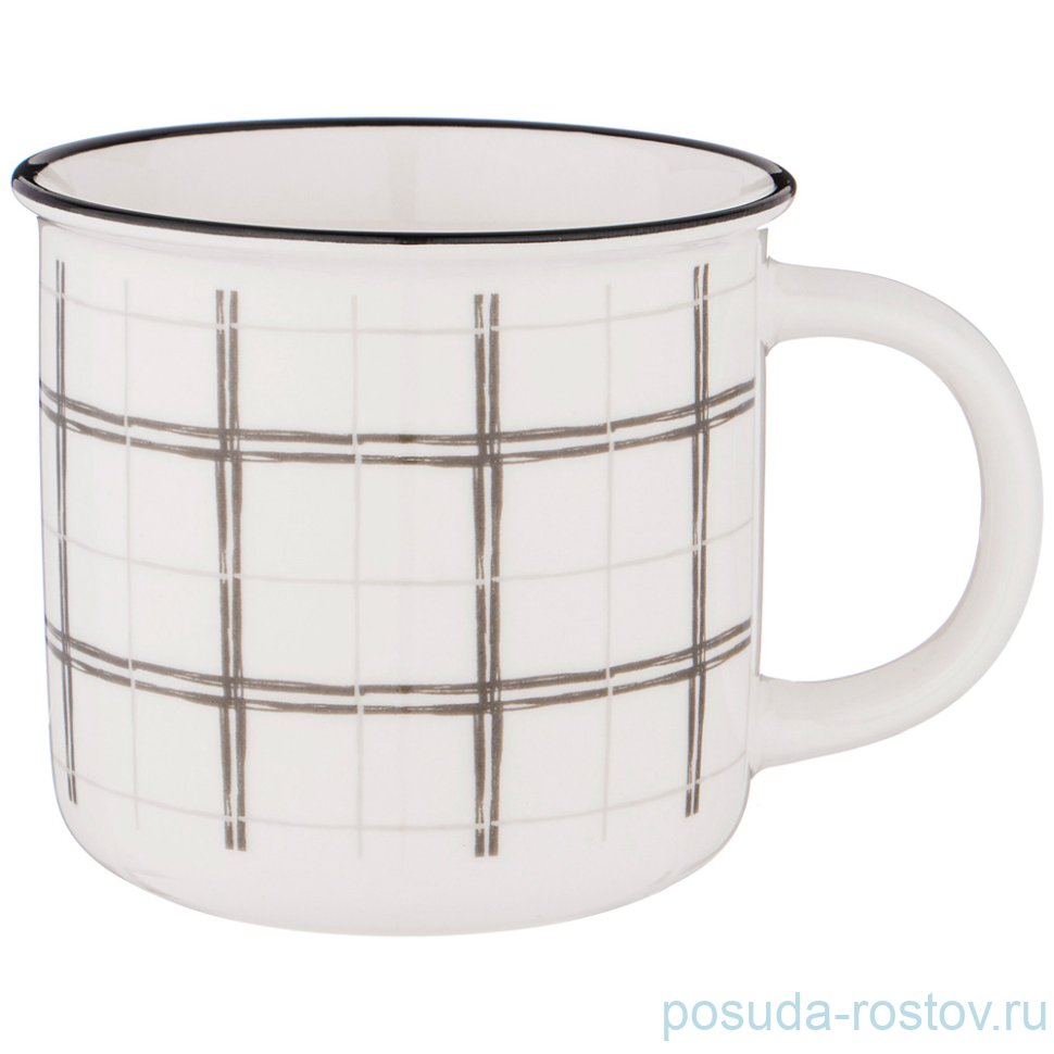 Кружка 400 мл "break time /клетка" / 228766 Кружка 400 мл "break time /клетка" / 228766