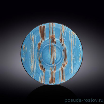 Тарелка 25,5 см глубокая голубая &quot;Scratch&quot; / 261500