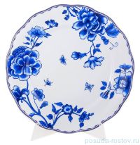 Набор тарелок 25 см 6 шт &quot;Аляска /Цветы /2727 /синие&quot; / 148566