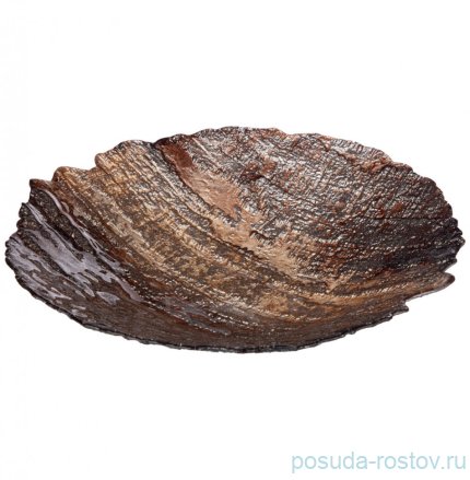 Блюдо 30 см круглое &quot;Crown brown&quot; (4шт.) / 226051