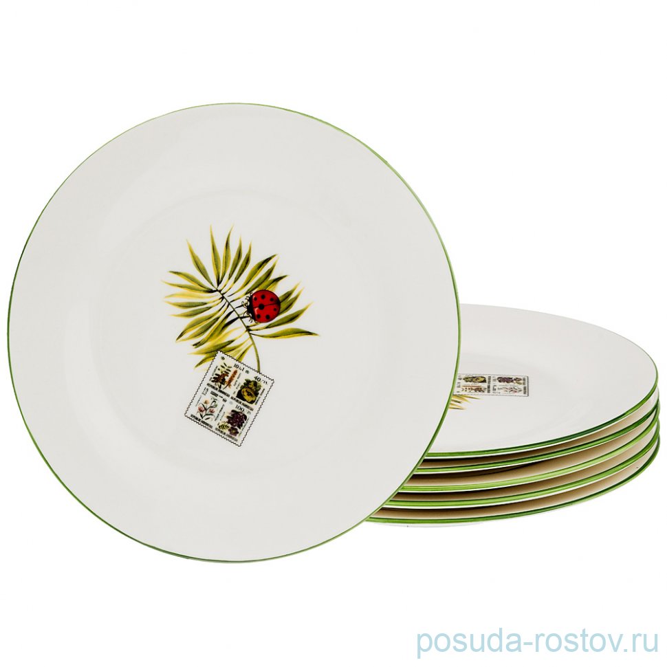 Набор тарелок 19 см 6 шт "леди-баг" / 190293 Набор тарелок 19 см 6 шт "леди-баг" / 190293