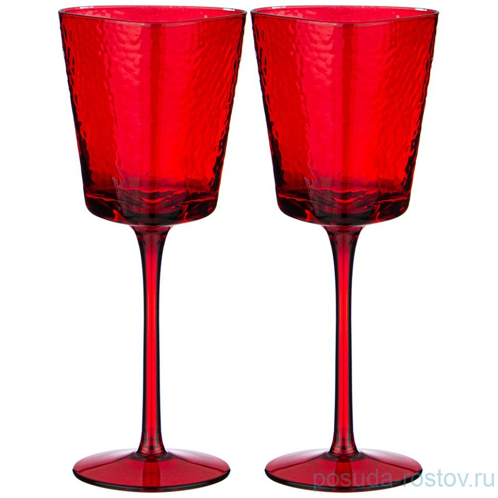 Бокалы для белого вина 320 мл 2 шт "rocky red" / 337670