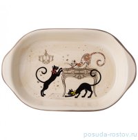 Блюдо-шубница 28 х 17,5 х 4,5 см &quot;парижские коты&quot; / 244642