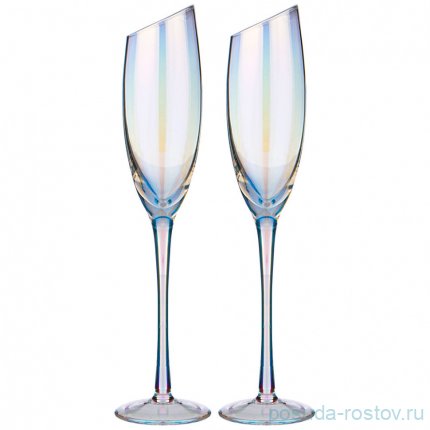 Бокалы для шампанского 180 мл 2 шт &quot;Daisy rainbow&quot; / 338624