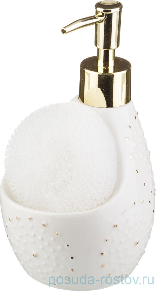 Дозатор для жидкого средства 17 см с губкой "Lefard" / 190984 Дозатор для жидкого средства 17 см с губкой "Lefard" / 190984