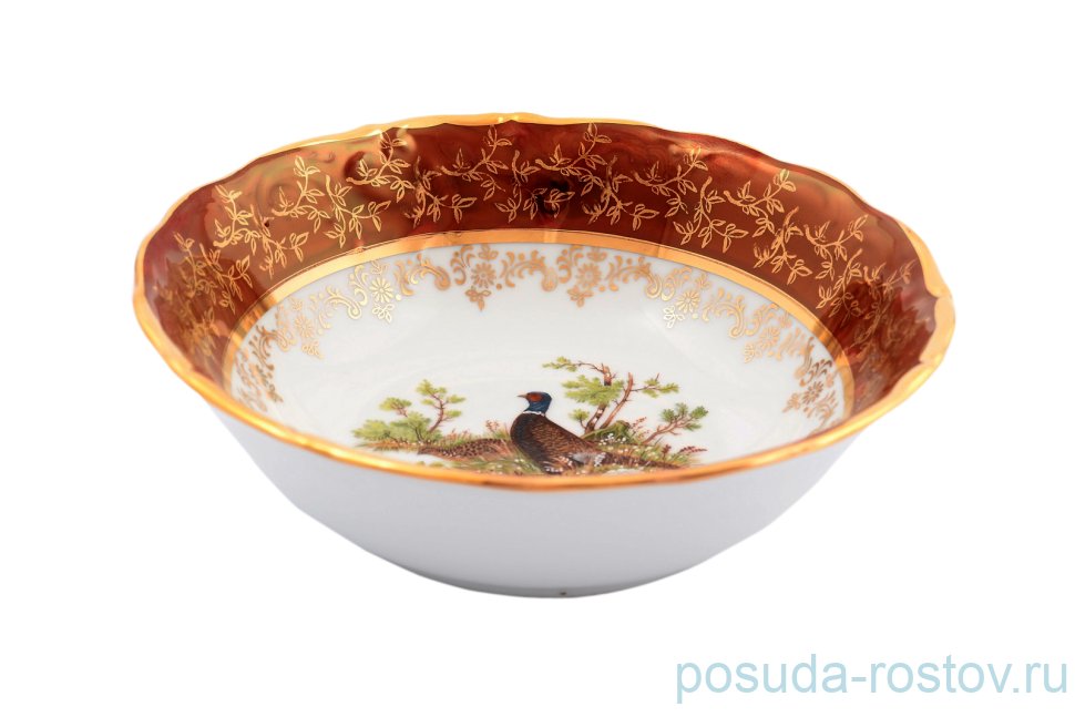 Набор салатников 19 см 6 шт Sterne porcelan "Фредерика /Охота красная" / 128802 Набор салатников 19 см 6 шт Sterne porcelan "Фредерика /Охота красная" / 128802