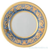 Набор тарелок 21 см 6 шт &quot;Констанц /Императорское золото /на голубом&quot; / 033188