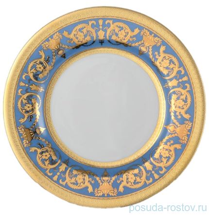 Набор тарелок 21 см 6 шт &quot;Констанц /Императорское золото /на голубом&quot; / 033188