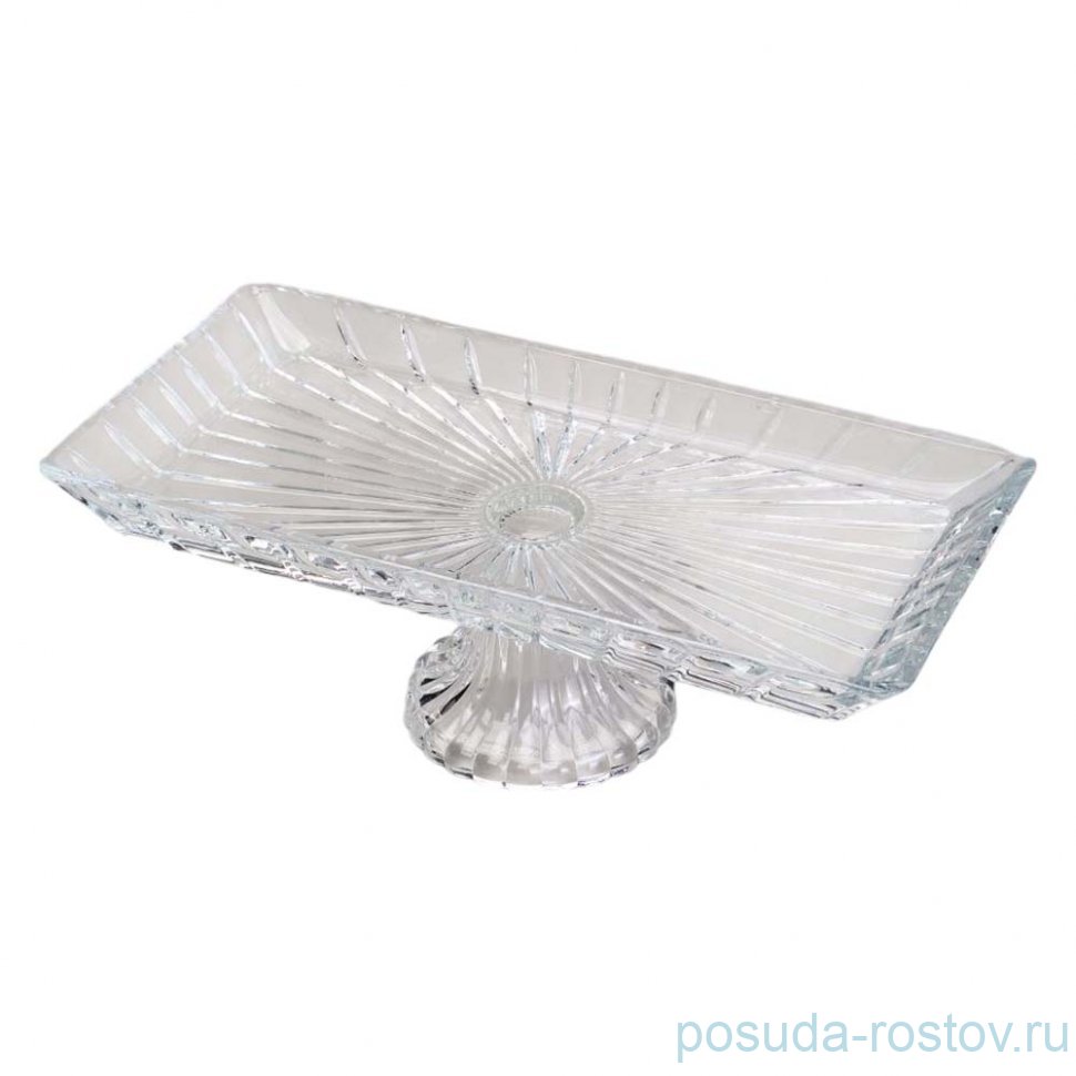 Блюдо на ножке glass legend 33х16х12 см / 367055 Блюдо на ножке glass legend 33х16х12 см / 367055