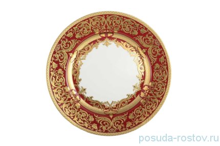 Набор тарелок 28,5 см 6 шт &quot;Наталия /Бордо в золотой роскоши&quot; / 100008